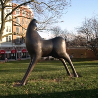 Horse with Head Up
